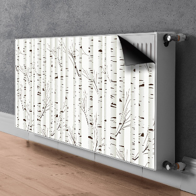 Radiator cover Birch