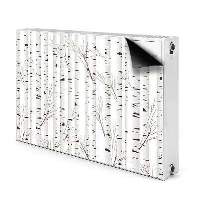 Radiator cover Birch