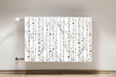 Radiator cover Birch