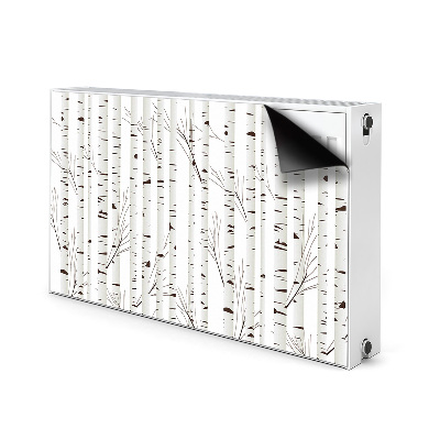 Radiator cover Birch