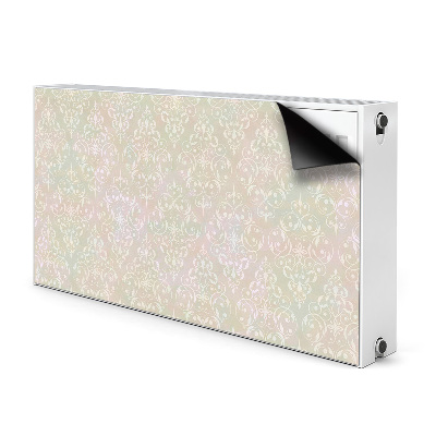 Magnetic radiator mat Vintage golden pattern