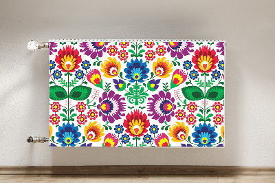 Decorative radiator cover Old Polish pattern