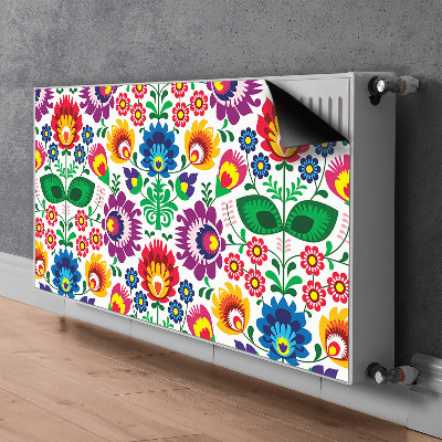 Decorative radiator cover Old Polish pattern