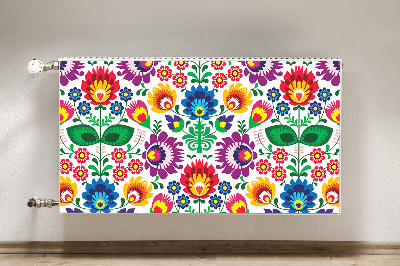 Decorative radiator cover Old Polish pattern