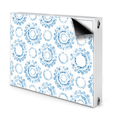 Magnetic radiator cover Blue wheels