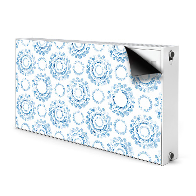 Magnetic radiator cover Blue wheels