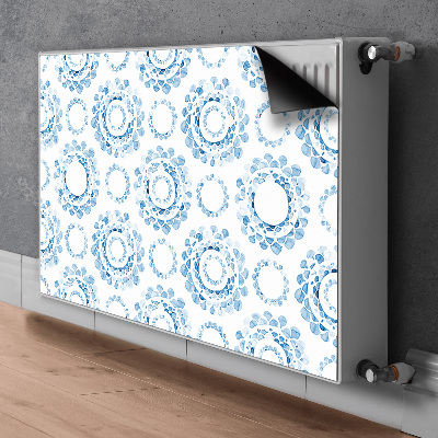 Magnetic radiator cover Blue wheels