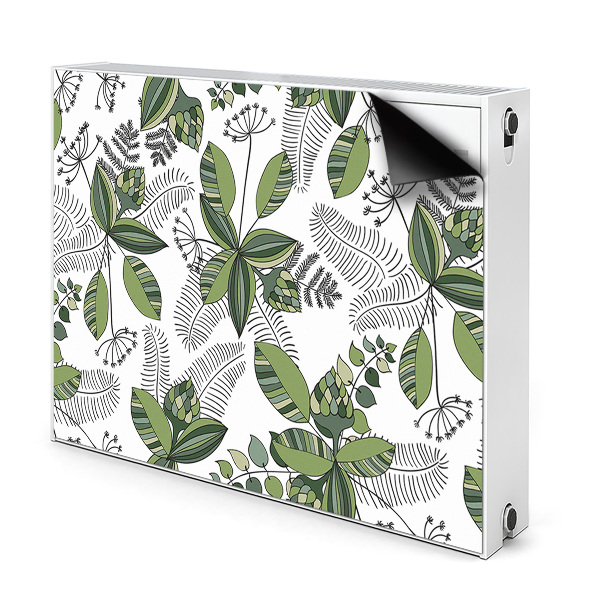 Radiator cover Botanical pattern