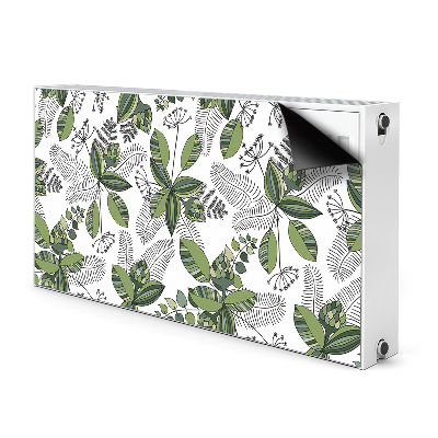 Radiator cover Botanical pattern