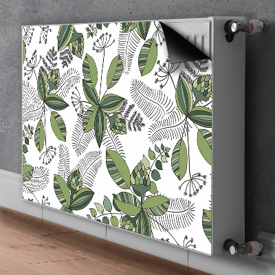 Radiator cover Botanical pattern