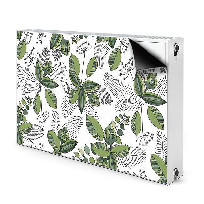 Radiator cover Botanical pattern