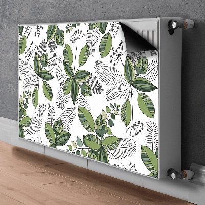 Radiator cover Botanical pattern