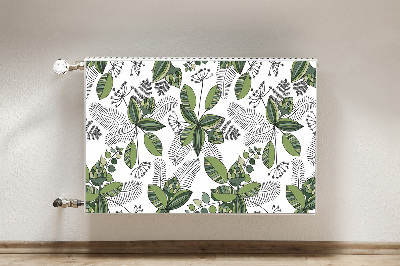 Radiator cover Botanical pattern