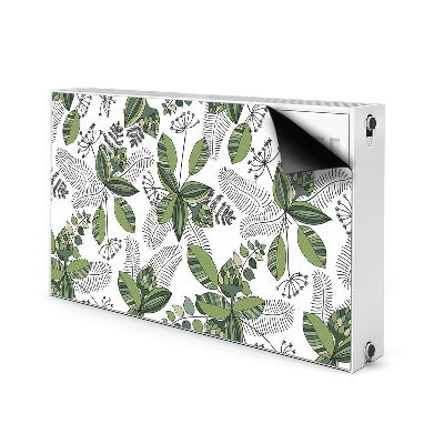 Radiator cover Botanical pattern