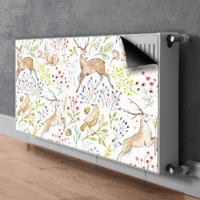 Printed radiator mat Wild animals