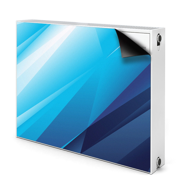 Magnetic radiator cover Blue transition