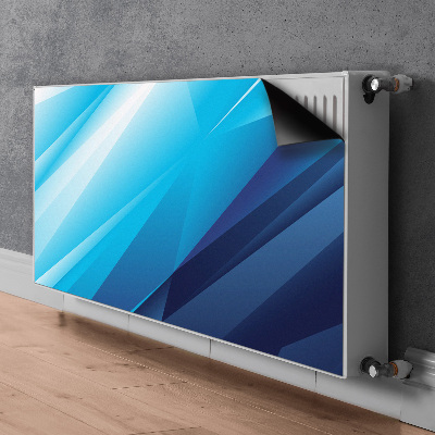 Magnetic radiator cover Blue transition