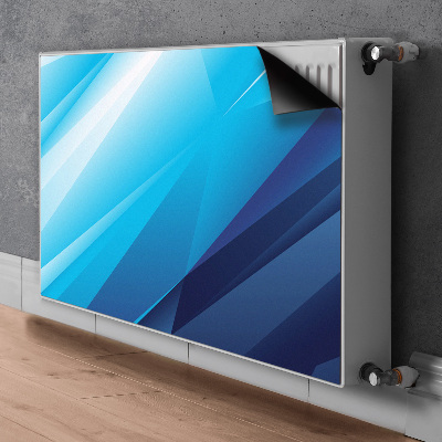 Magnetic radiator cover Blue transition