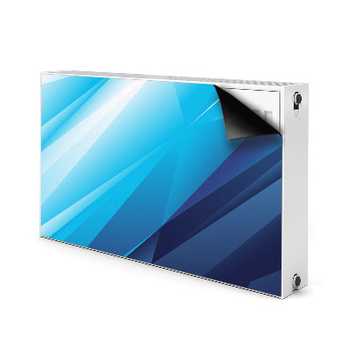 Magnetic radiator cover Blue transition