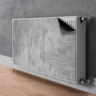 Decorative radiator cover Gray concrete