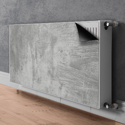 Decorative radiator cover Gray concrete