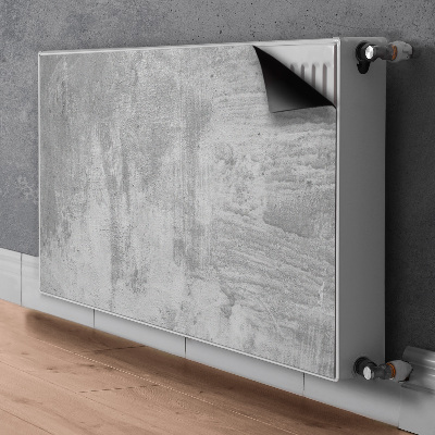 Decorative radiator cover Gray concrete