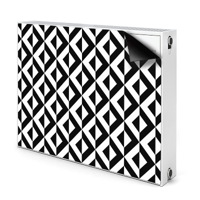 Magnetic radiator mat Geometric illusion