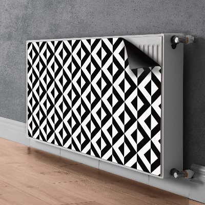 Magnetic radiator mat Geometric illusion