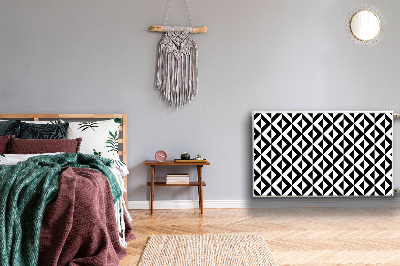 Magnetic radiator mat Geometric illusion