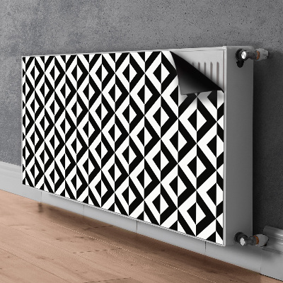 Magnetic radiator mat Geometric illusion