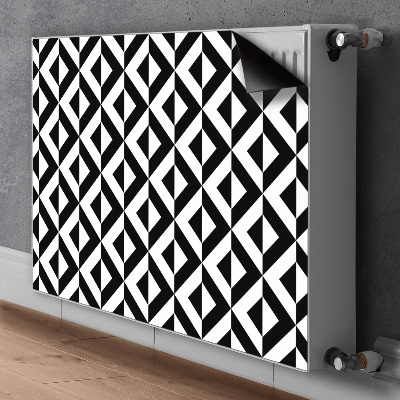 Magnetic radiator mat Geometric illusion