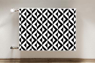 Magnetic radiator mat Geometric illusion