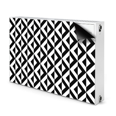 Magnetic radiator mat Geometric illusion