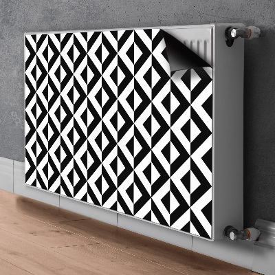 Magnetic radiator mat Geometric illusion