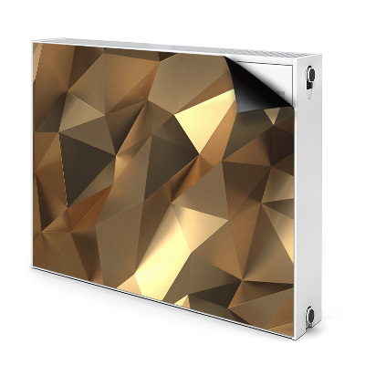 Magnetic radiator mat Golden foil