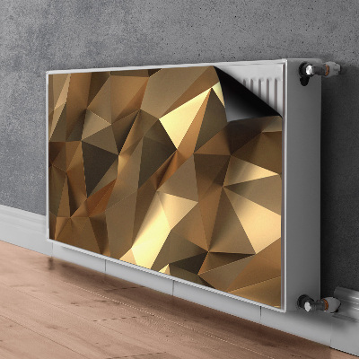 Magnetic radiator mat Golden foil