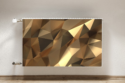 Magnetic radiator mat Golden foil