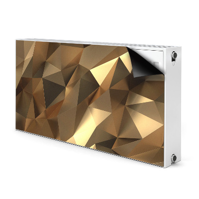 Magnetic radiator mat Golden foil