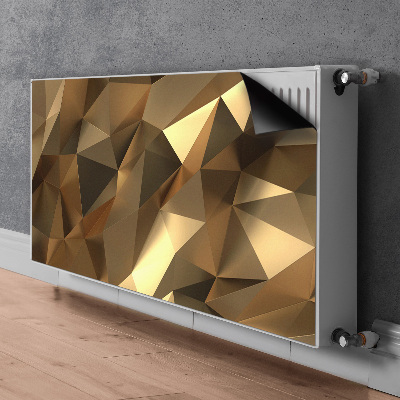 Magnetic radiator mat Golden foil