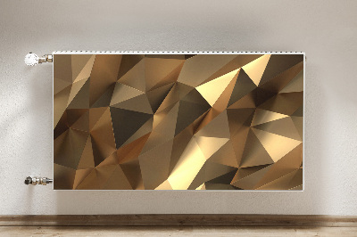 Magnetic radiator mat Golden foil