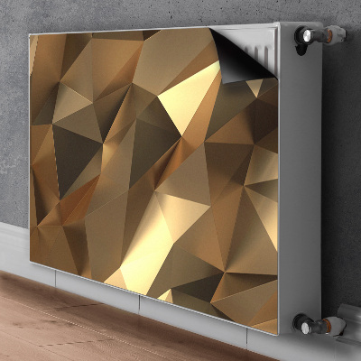 Magnetic radiator mat Golden foil