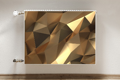 Magnetic radiator mat Golden foil