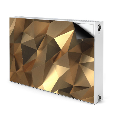 Magnetic radiator mat Golden foil