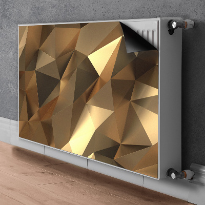 Magnetic radiator mat Golden foil