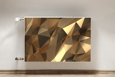 Magnetic radiator mat Golden foil