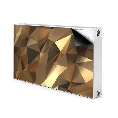 Magnetic radiator mat Golden foil