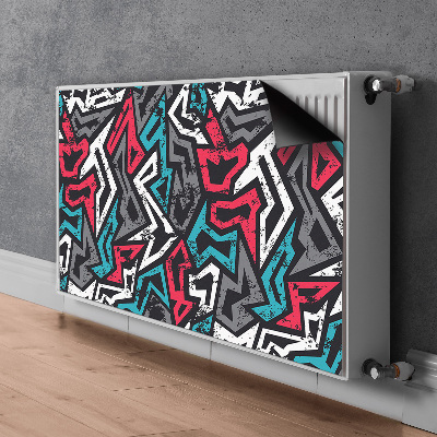 Magnetic radiator mat Graffiti