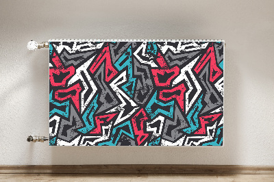 Magnetic radiator mat Graffiti