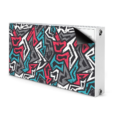 Magnetic radiator mat Graffiti