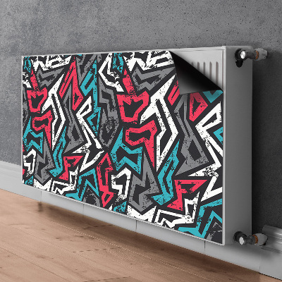 Magnetic radiator mat Graffiti